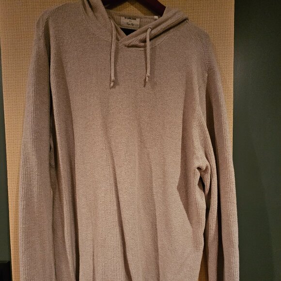 Linksoul Waffle Hoodie – Oatmeal Heather | Comfortable Knit Essential - Picture 5 of 6
